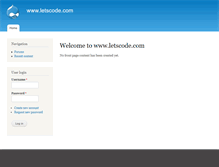 Tablet Screenshot of letscode.com